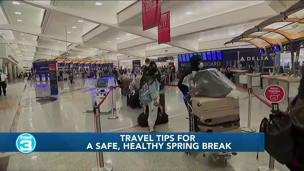 Travel tips for safe, healthy spring break